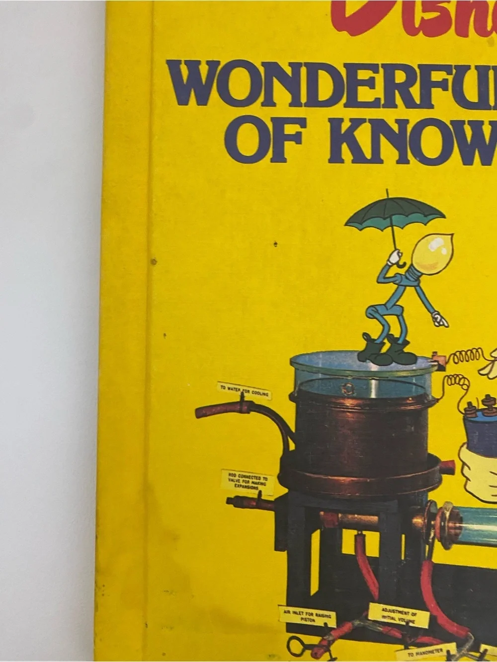 Vintage Disney's Wonderful World of Knowledge Vol. 3 - Yellow Inventions Book